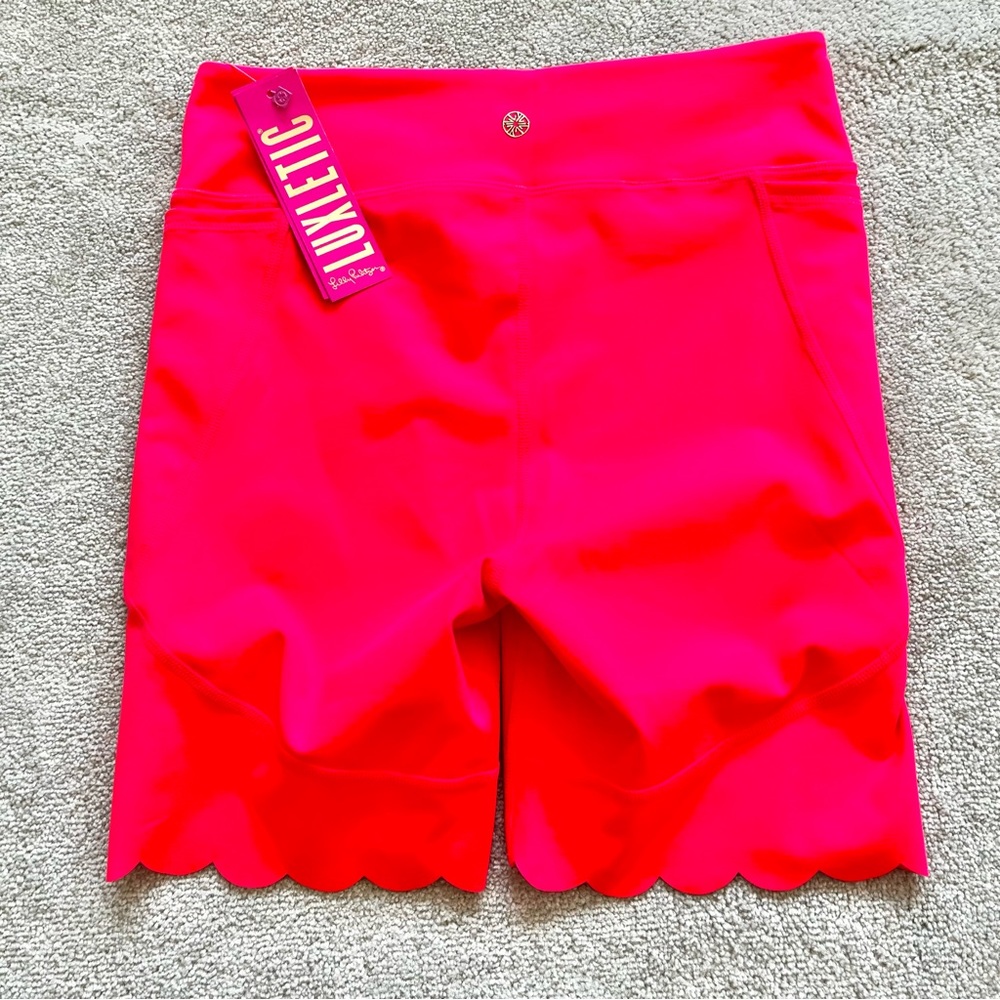 LILLY PULITZER NWT WEEKENDER HIGH RISE BIKE SHORTS SIZE MEDIUM ACTIVE SPORTY - Picture 3 of 10
